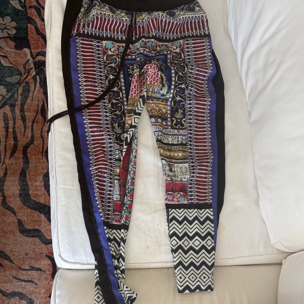 Clover Canyon Multicolor Patterned Ankle Pants